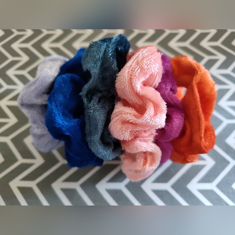 Colorful Hair Scrunchies Set